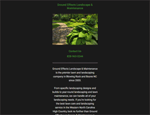 Tablet Screenshot of boonelandscaping.com